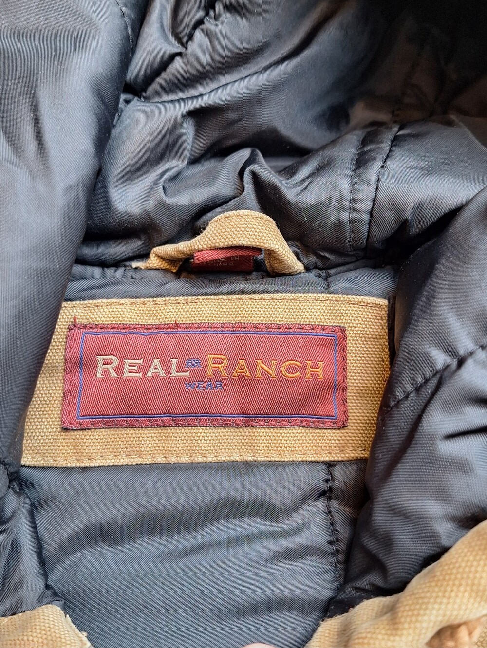 Real Ranch Canvas Long Jacket Coat, Size S - Picture 4 of 12